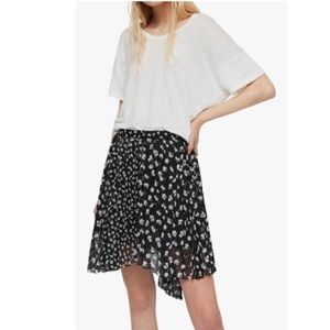 All Saints | Lea Scatter Print Skirt | Sz 8 | NWOT